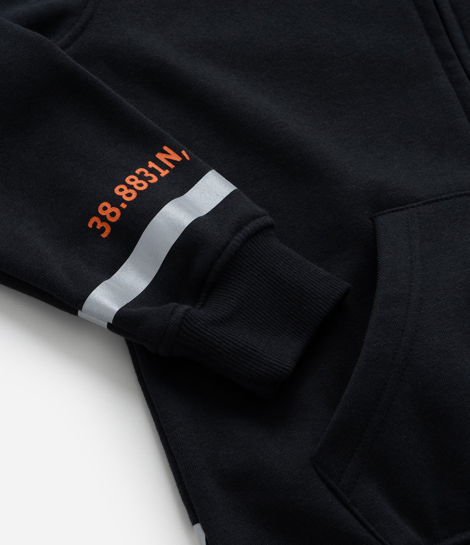 Casaco Infantil em Moletom com Estampa Refletiva NASA - Tam 5 a 14 Anos Preto 6