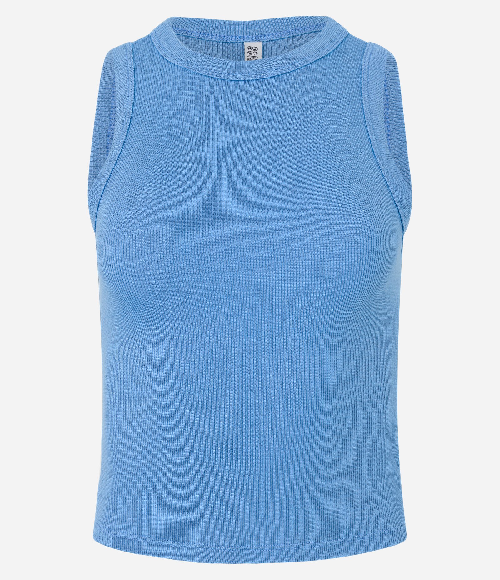 Regata Cropped Básica em Ribana Canelada 5