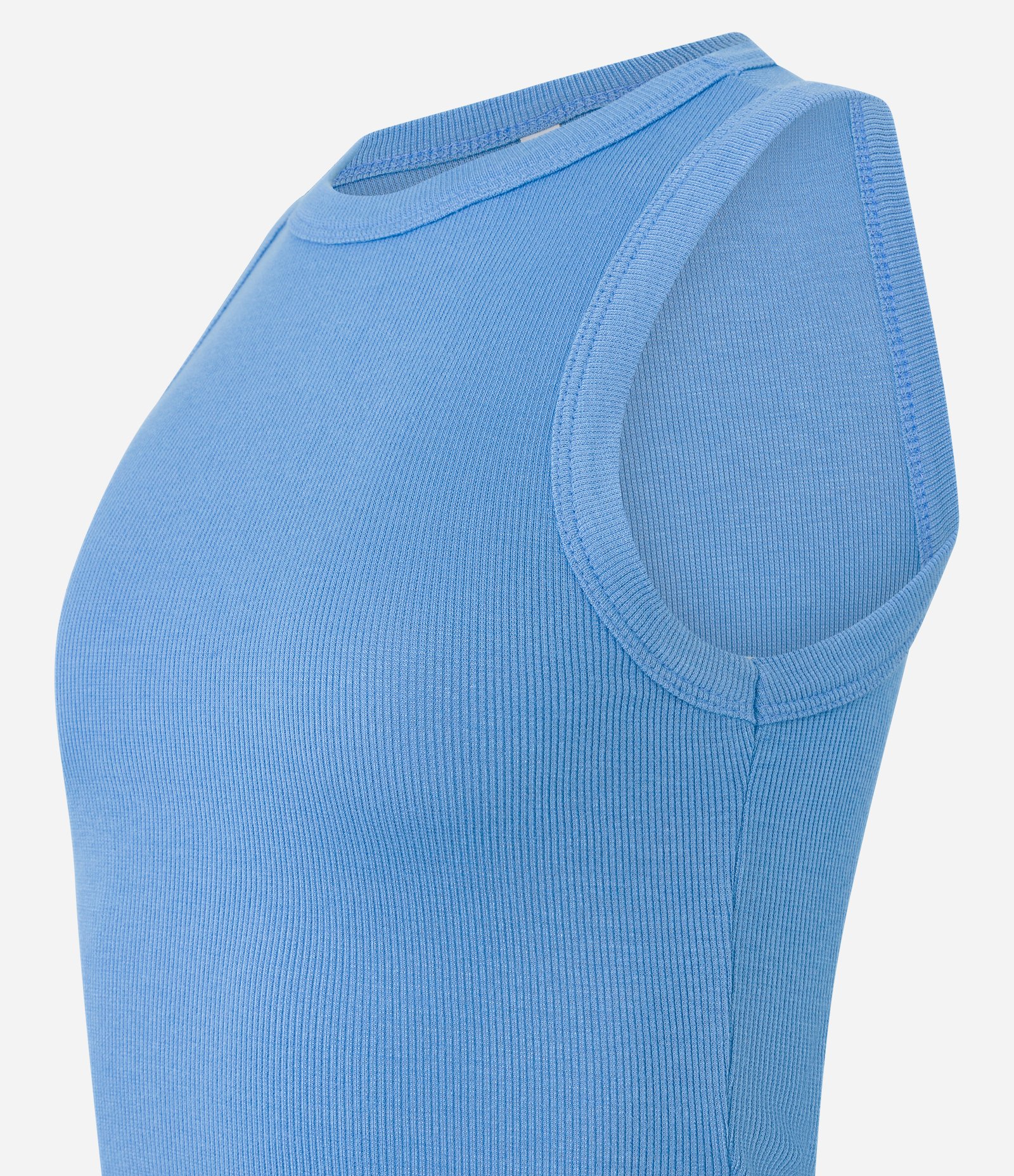 Regata Cropped Básica em Ribana Canelada 6