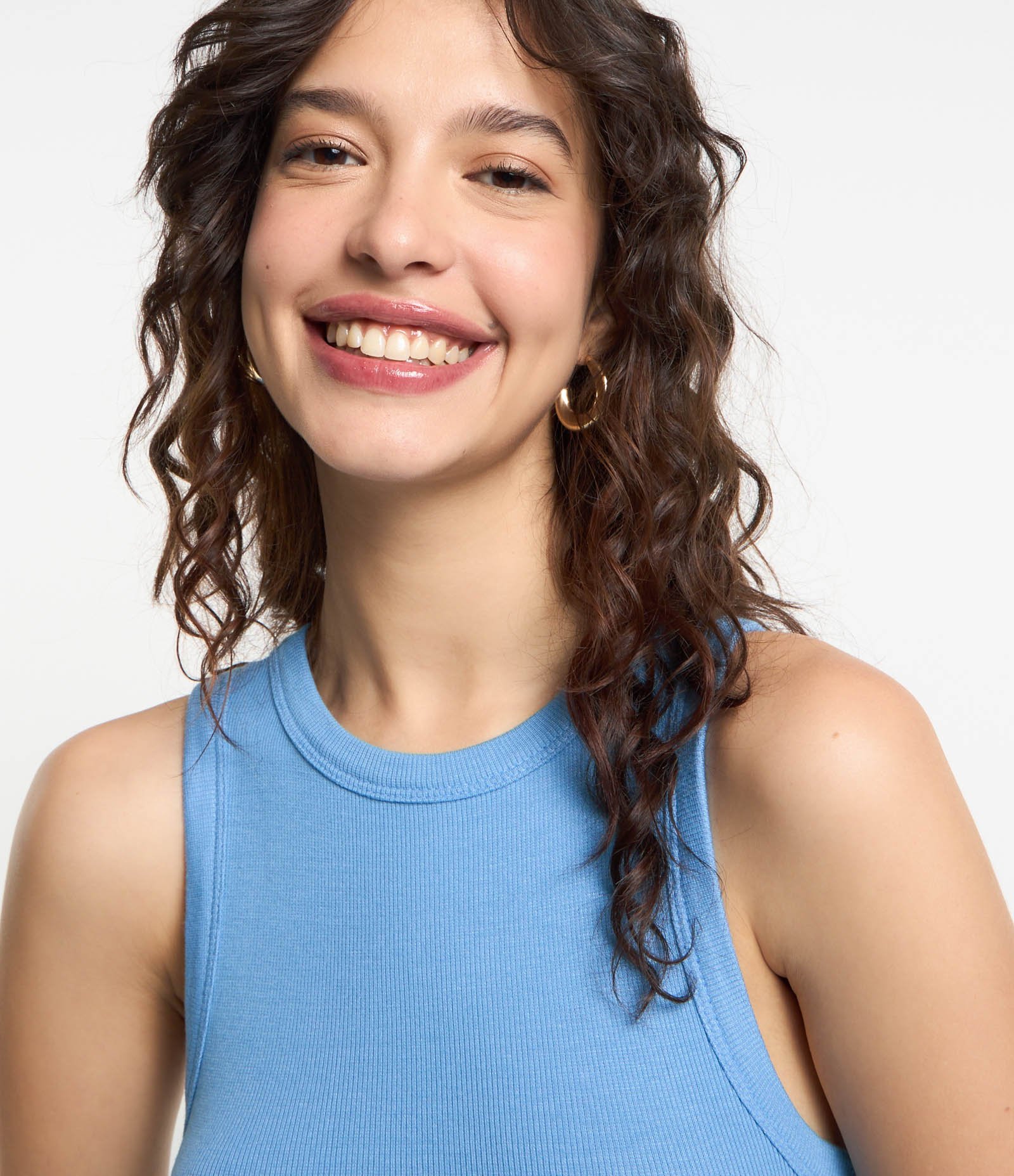 Regata Cropped Básica em Ribana Canelada 4