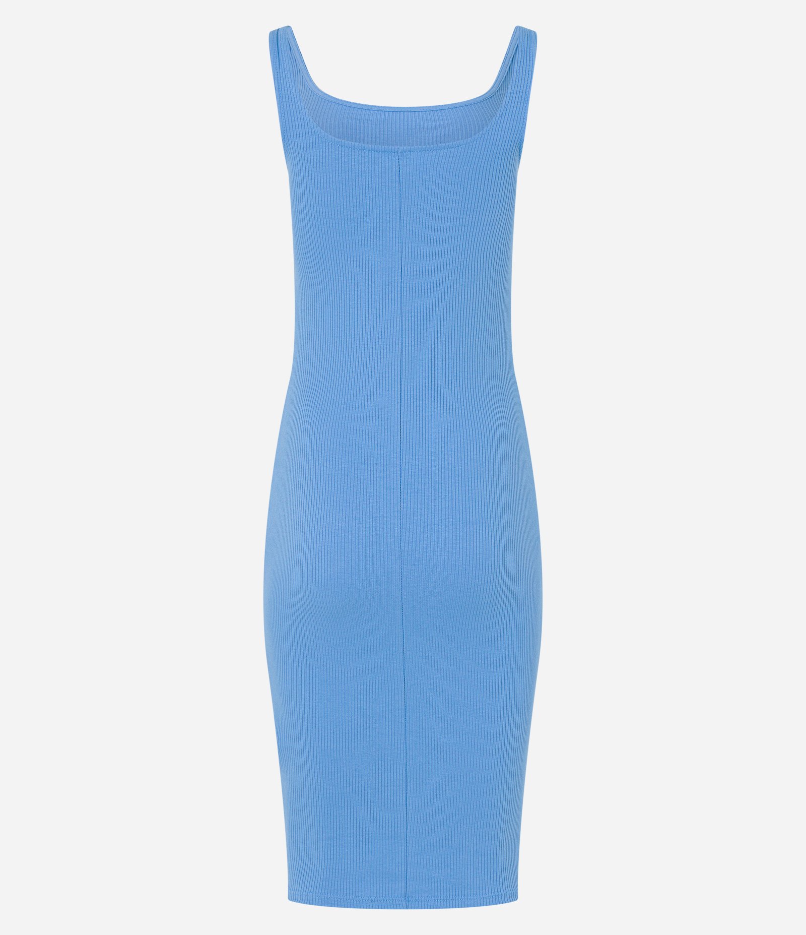 Vestido Midi Básico com Decote Quadrado 7