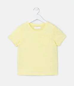 Blusa Infantil com Bolsinho e Bordado Broderie - Tam 1 a 5 Anos