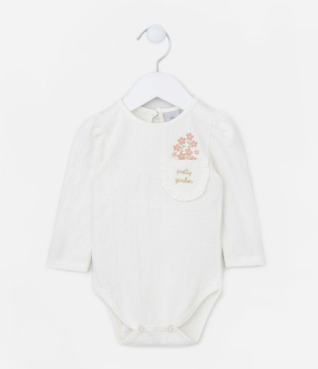 Cor: Branco | Tamanho: 3-6M