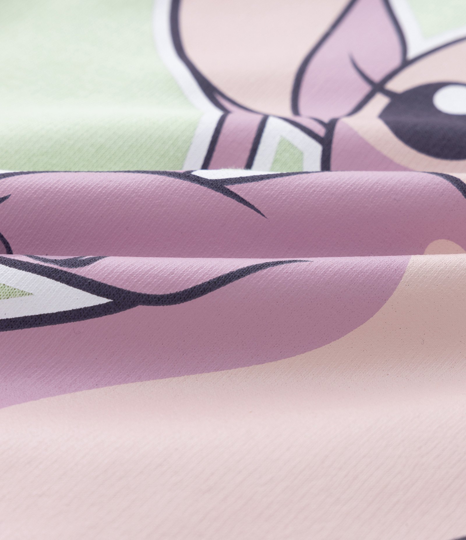 Blusão Regular Infantil em Moletom Estampa Angel Stitch - Tam 5 a 14 anos Verde 3