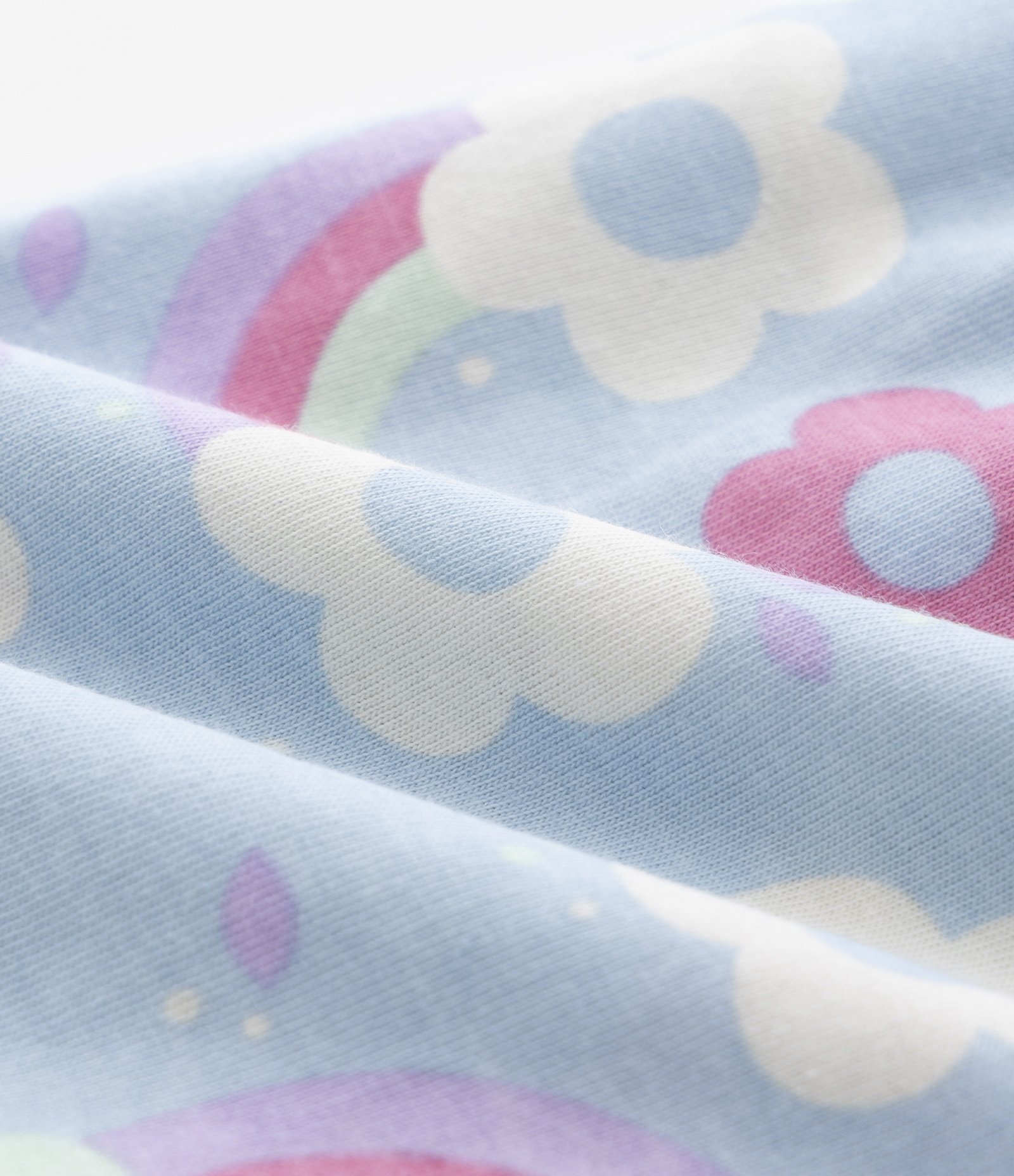Pijama Infantil Curto em Algodão Estampa Unicórnio com Franjinhas - Tam 2 a 4 anos Lilás 4