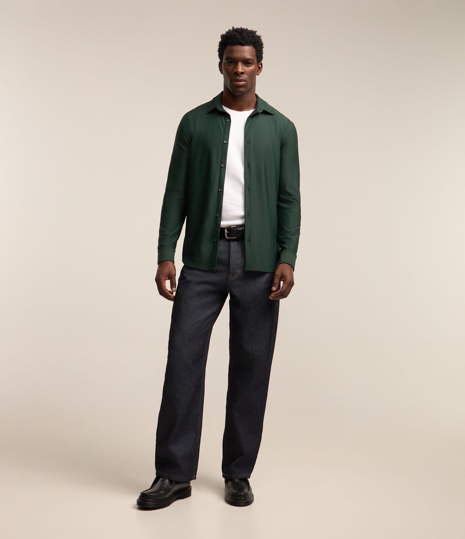 Camisa Performance com Manga Longa e Textura 2