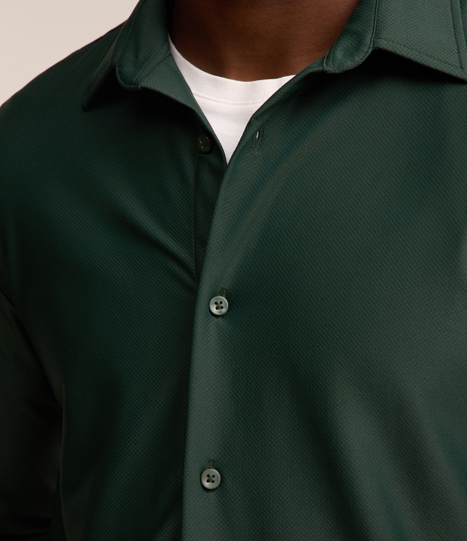 Camisa Performance com Manga Longa e Textura 5