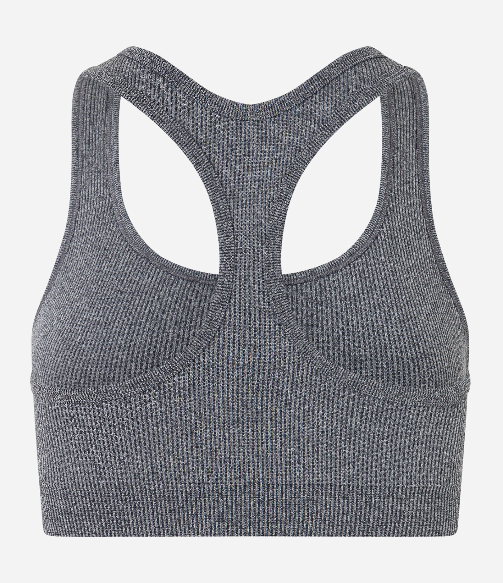 Top Esportivo Sem Bojo e Sem Costura Cinza 6