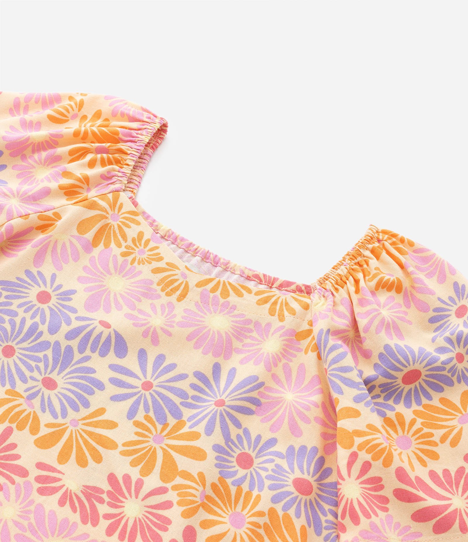 Vestido Infantil com Estampa Floral - Tam 5 a 14 Anos Multicores 5