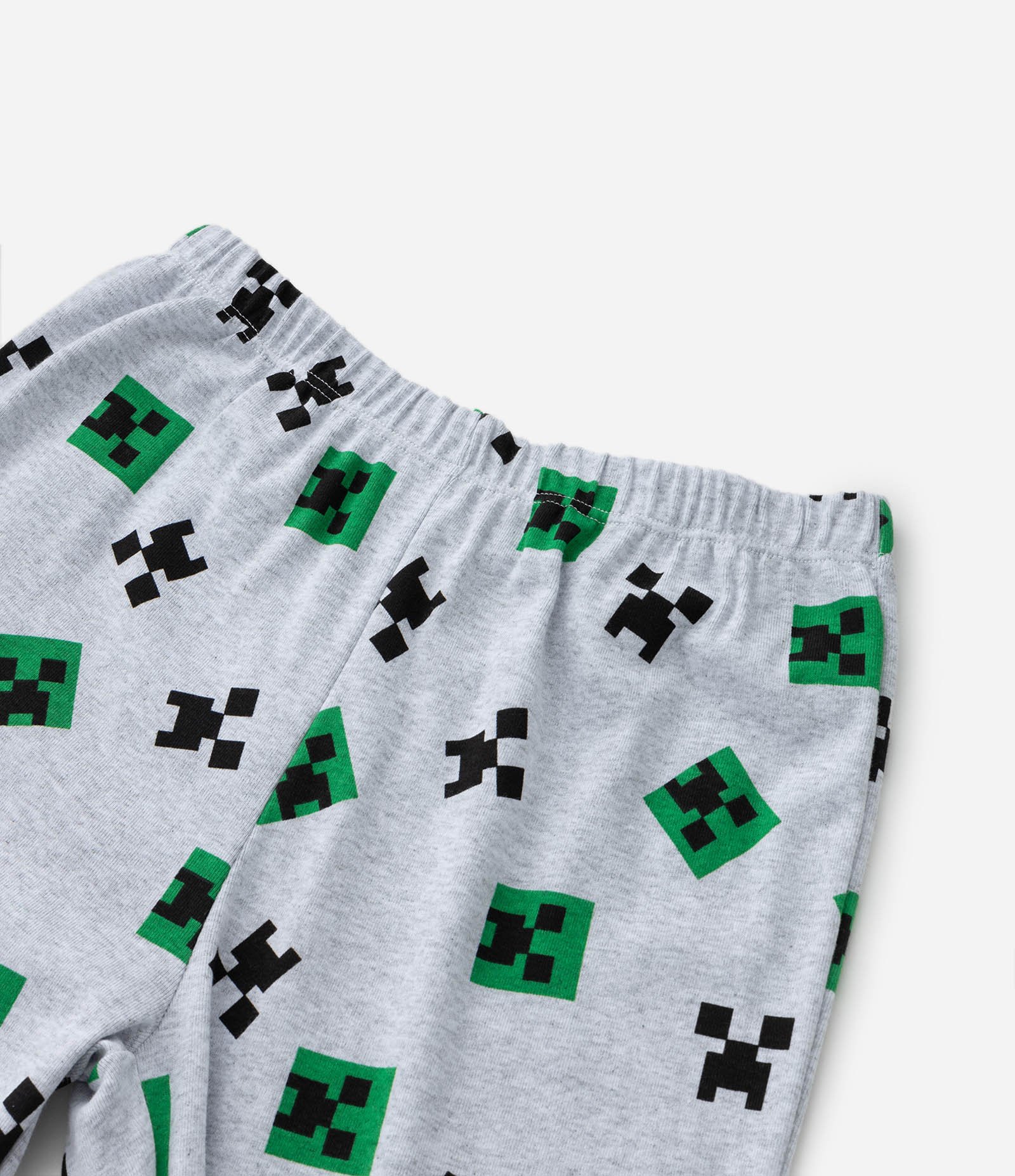 Pijama Infantil Longo em Algodão Estampa Minecraft - Tam 5 a 14 anos Verde 4