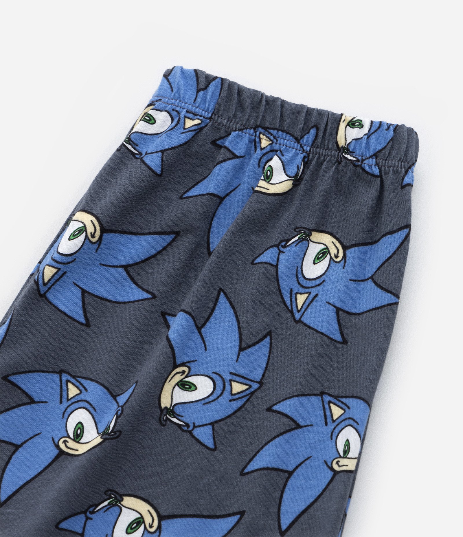 Pijama Infantil com Estampa do Sonic - Tam 5 a 12 anos Azul 4