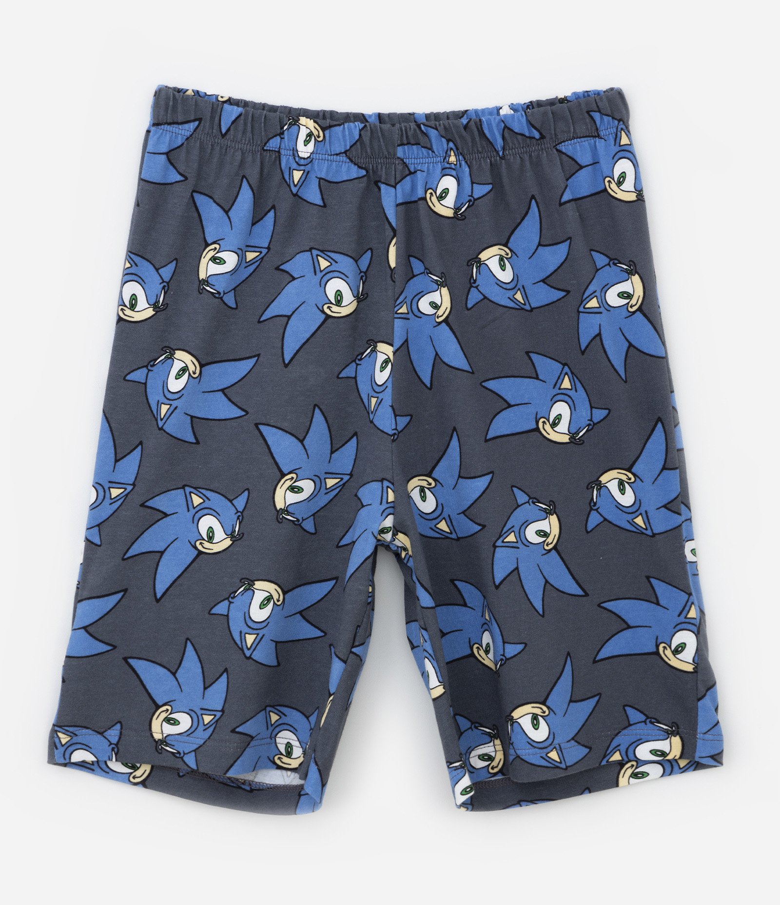 Pijama Infantil com Estampa do Sonic - Tam 5 a 12 anos Azul 6