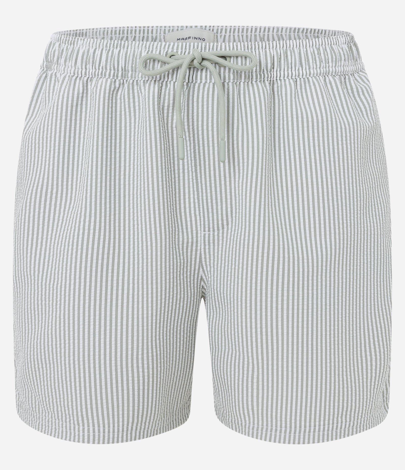 Bermuda de Praia Listrada em Microfibra com Textura Anarruga 4