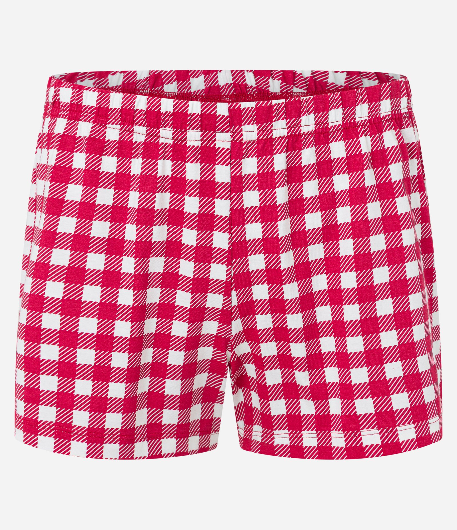 Pijama Short Doll em Ribana com Bordado do Mickey Branco/Vermelho 8