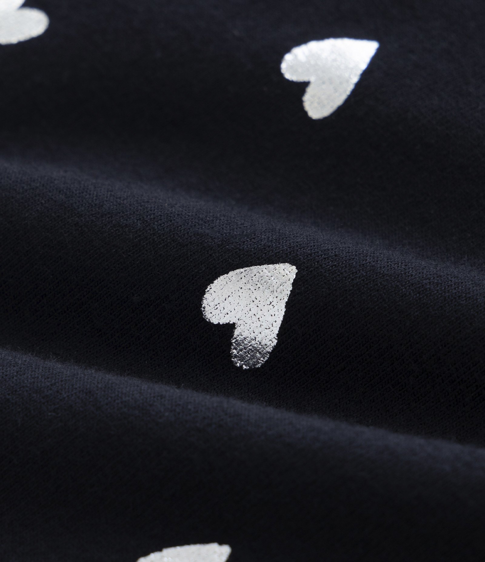 Calça Legging Infantil com Estampa de Corações - Tam 5 a 14 Anos Preto 3