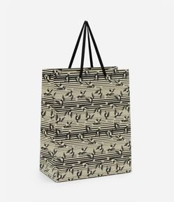 Embalagem de Presente Média com Estampa de Pássaros