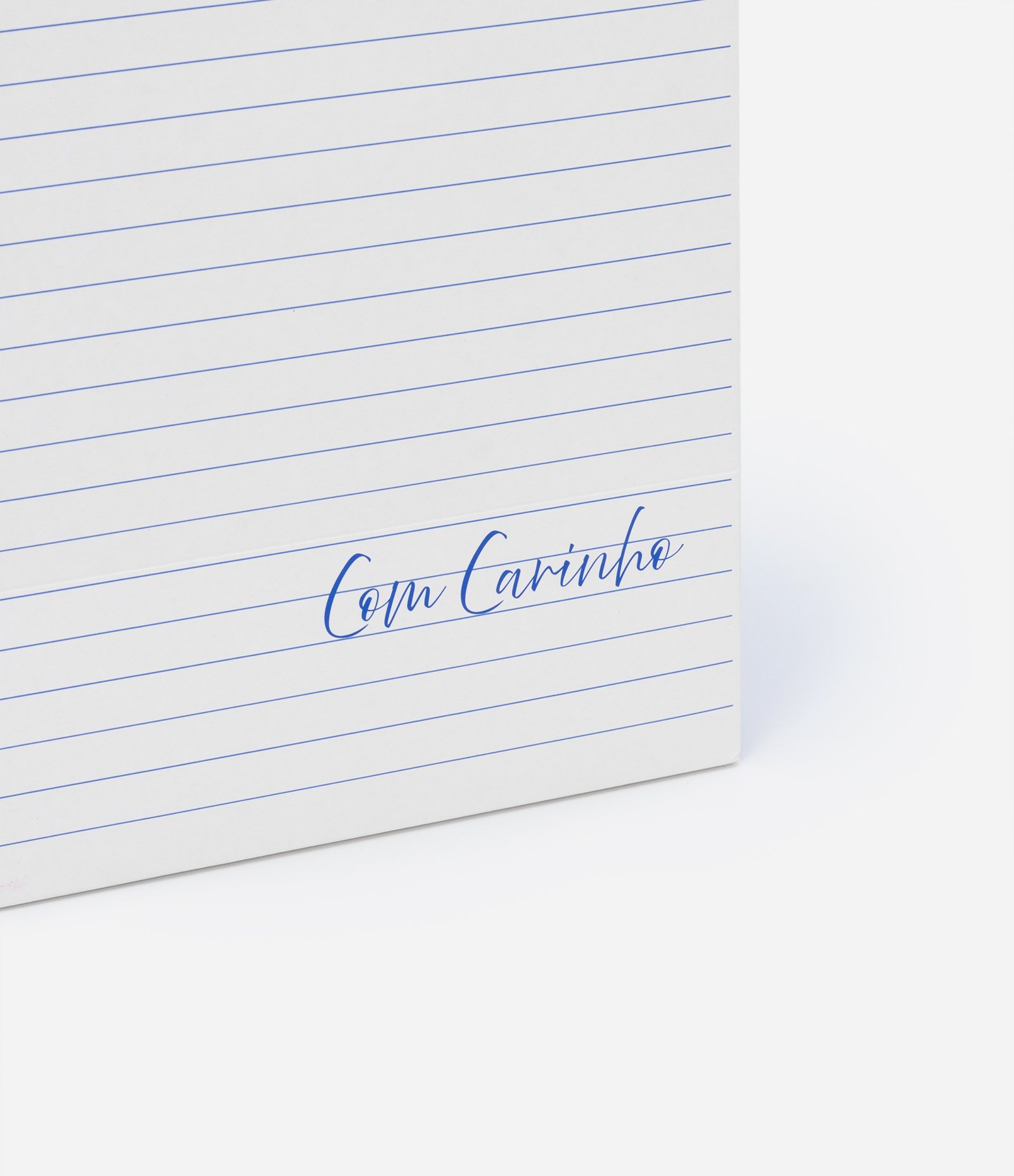 Embalagem de Presente Pequena com Estampa Listrada e Lettering Azul 3