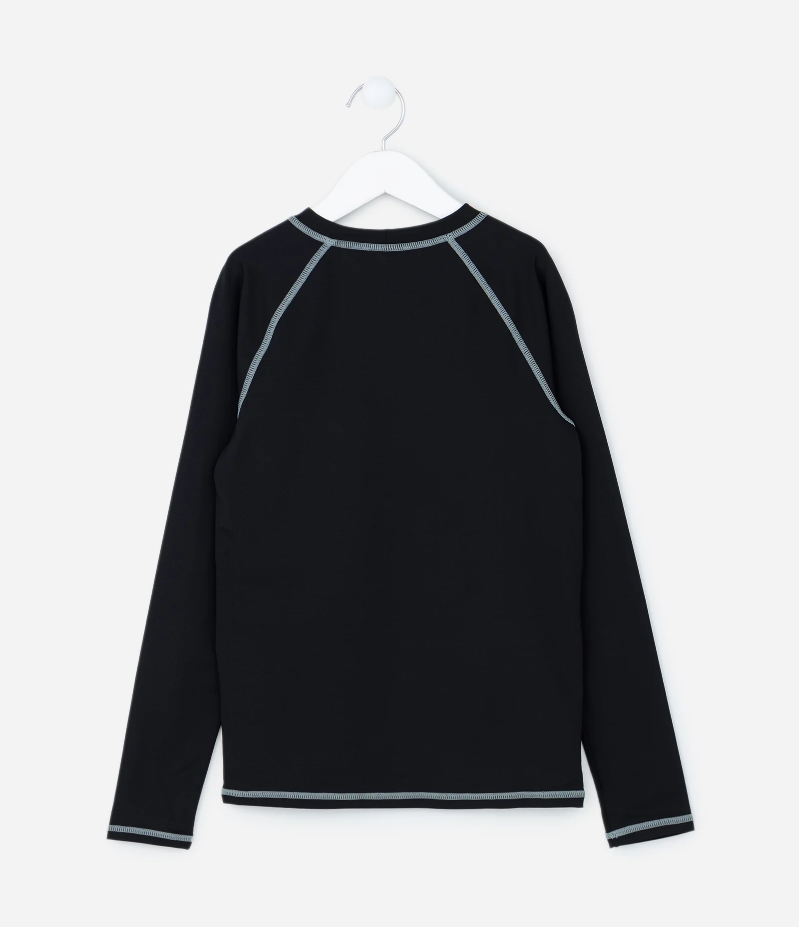 Camiseta Infantil com Proteção UV Estampa Surfing School - Tam 5 a 14 anos Preto 2