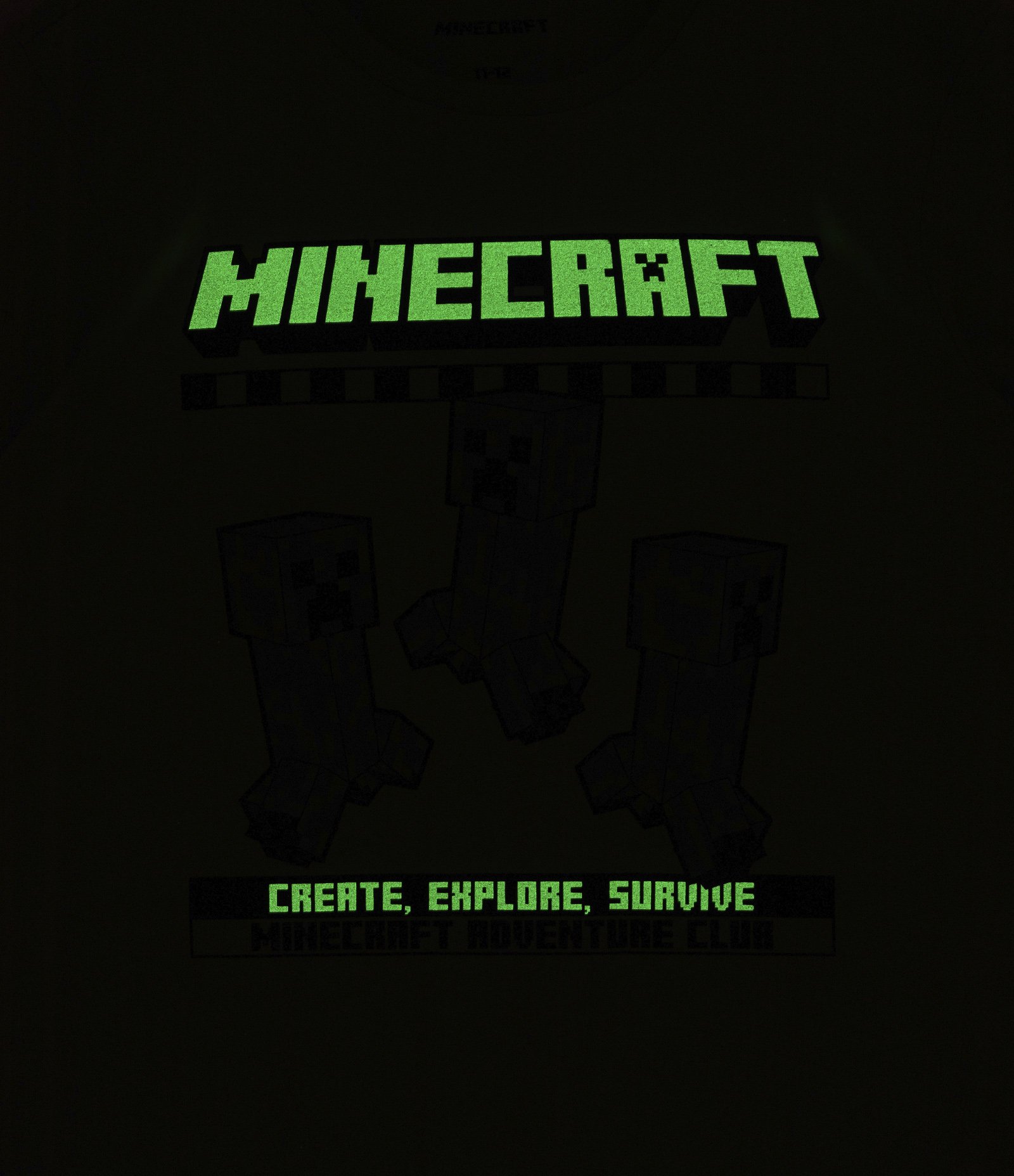 Pijama Curto Infantil com Estampa Minecraft - Tam 05 ao 14 Anos Verde/Cinza 8
