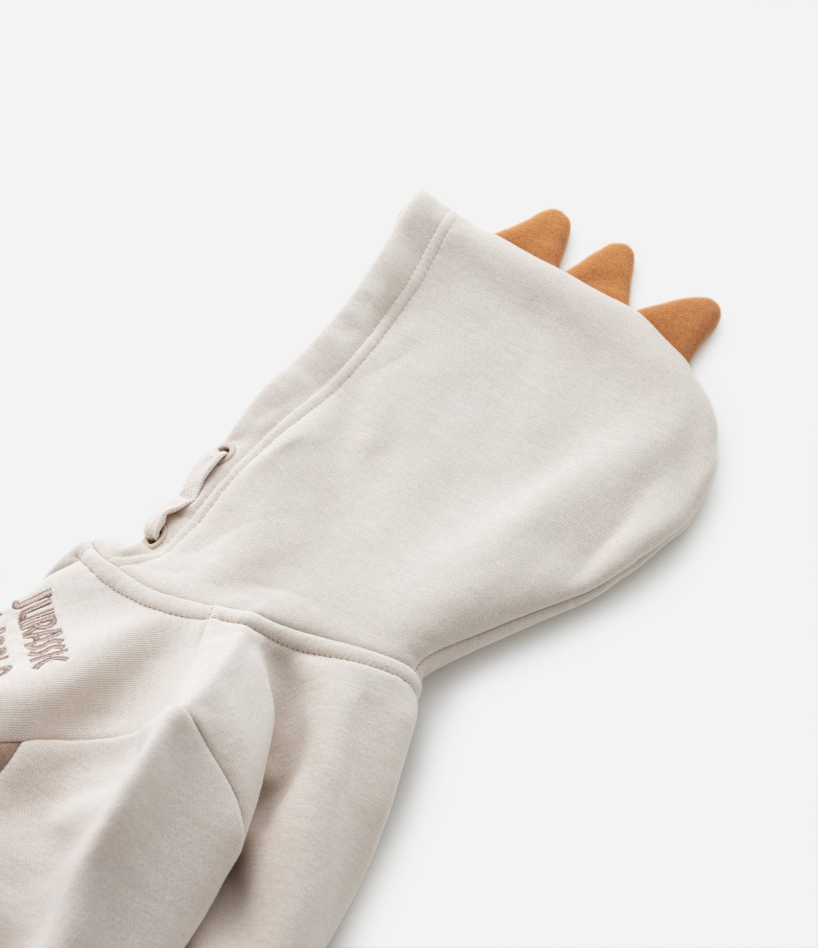 Jaqueta Infantil Quentinha com Cristas e Bordado Jurassic World - Tam 1 a 5 anos Bege 6