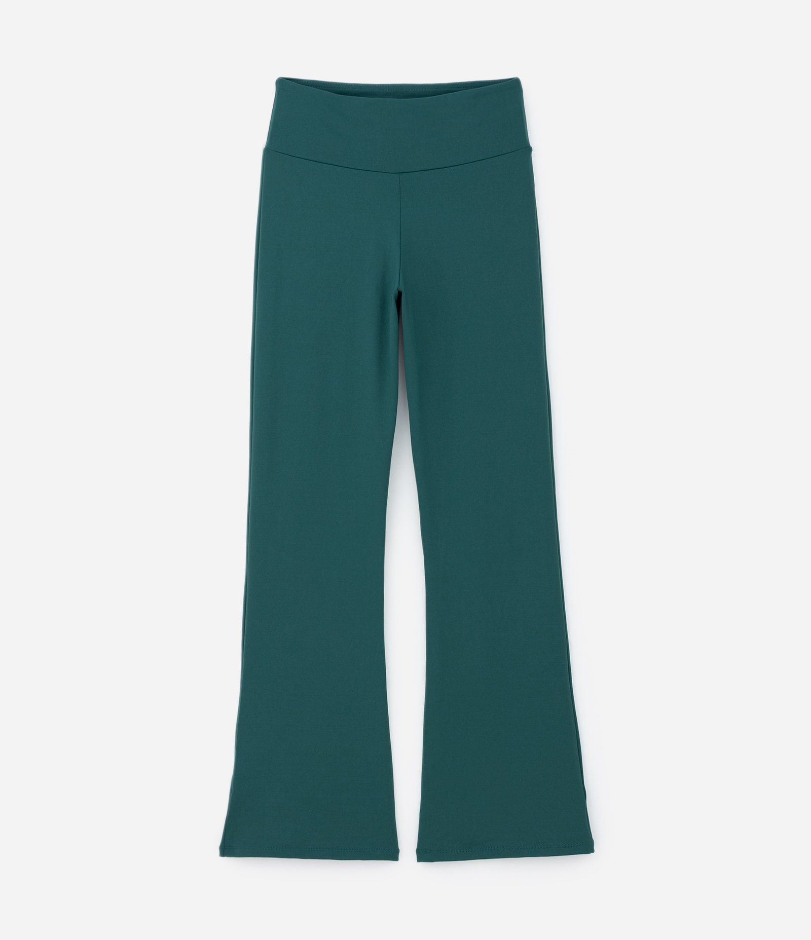 Calça Reta Esportiva em Poliamida Tecnologia Dry Curve & Plus Size Verde 5