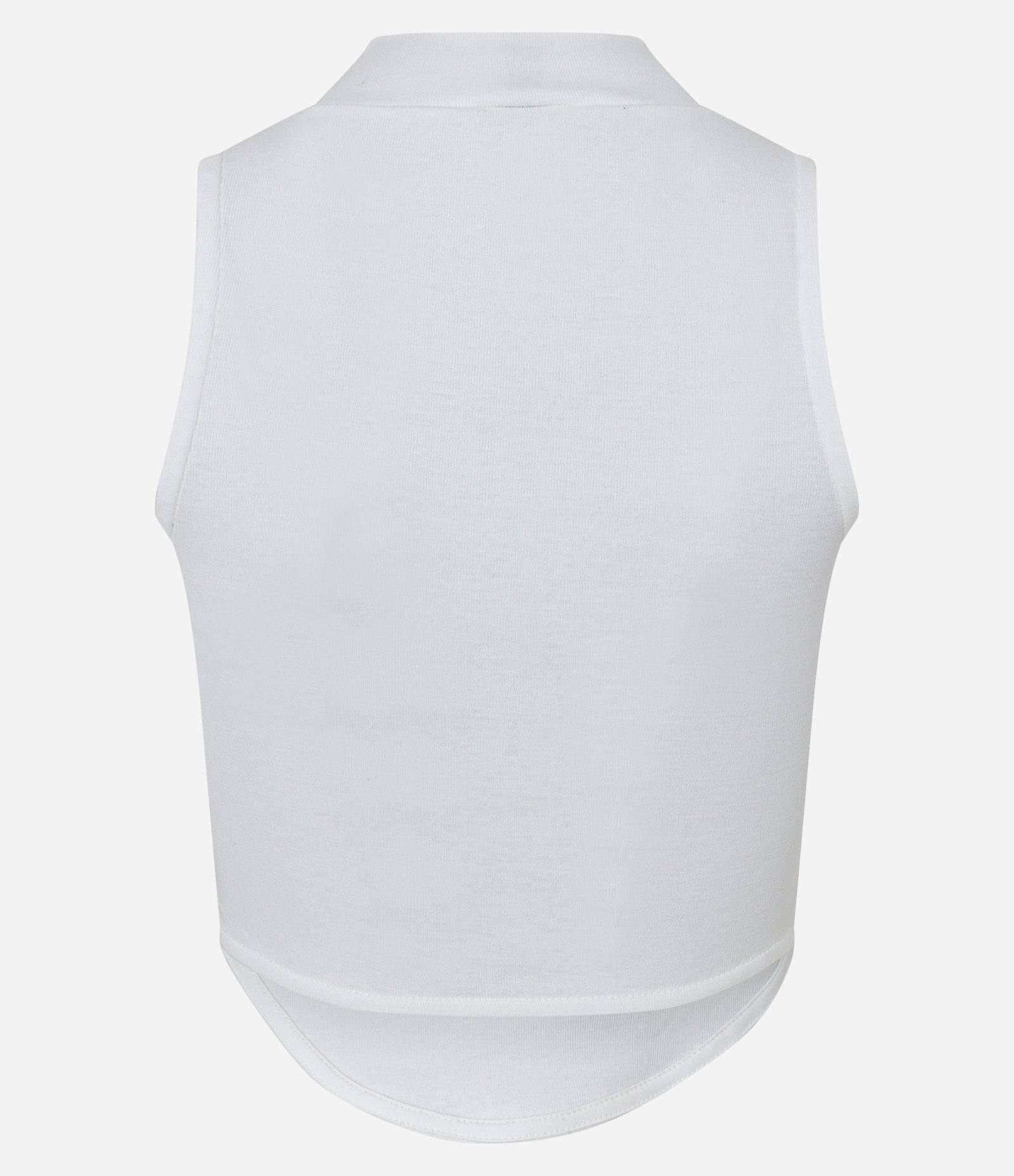 Regata em Algodão com Gola Alta e Lettering Paris Branco 7