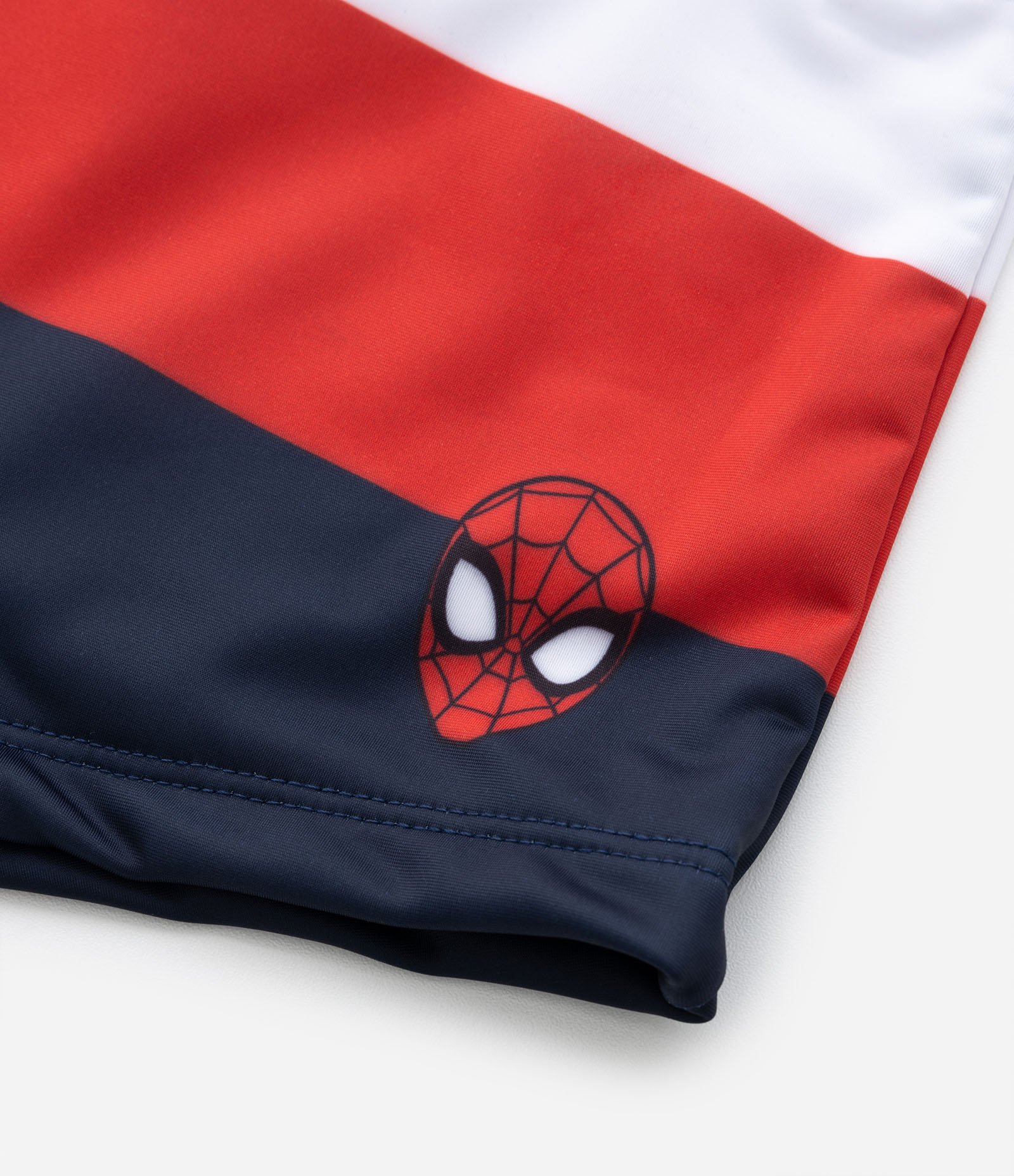 Sunga Infantil com Proteção UV Estampa Homem Aranha - Tam 2 a 10 anos Branco/Vermelho/Azul 3