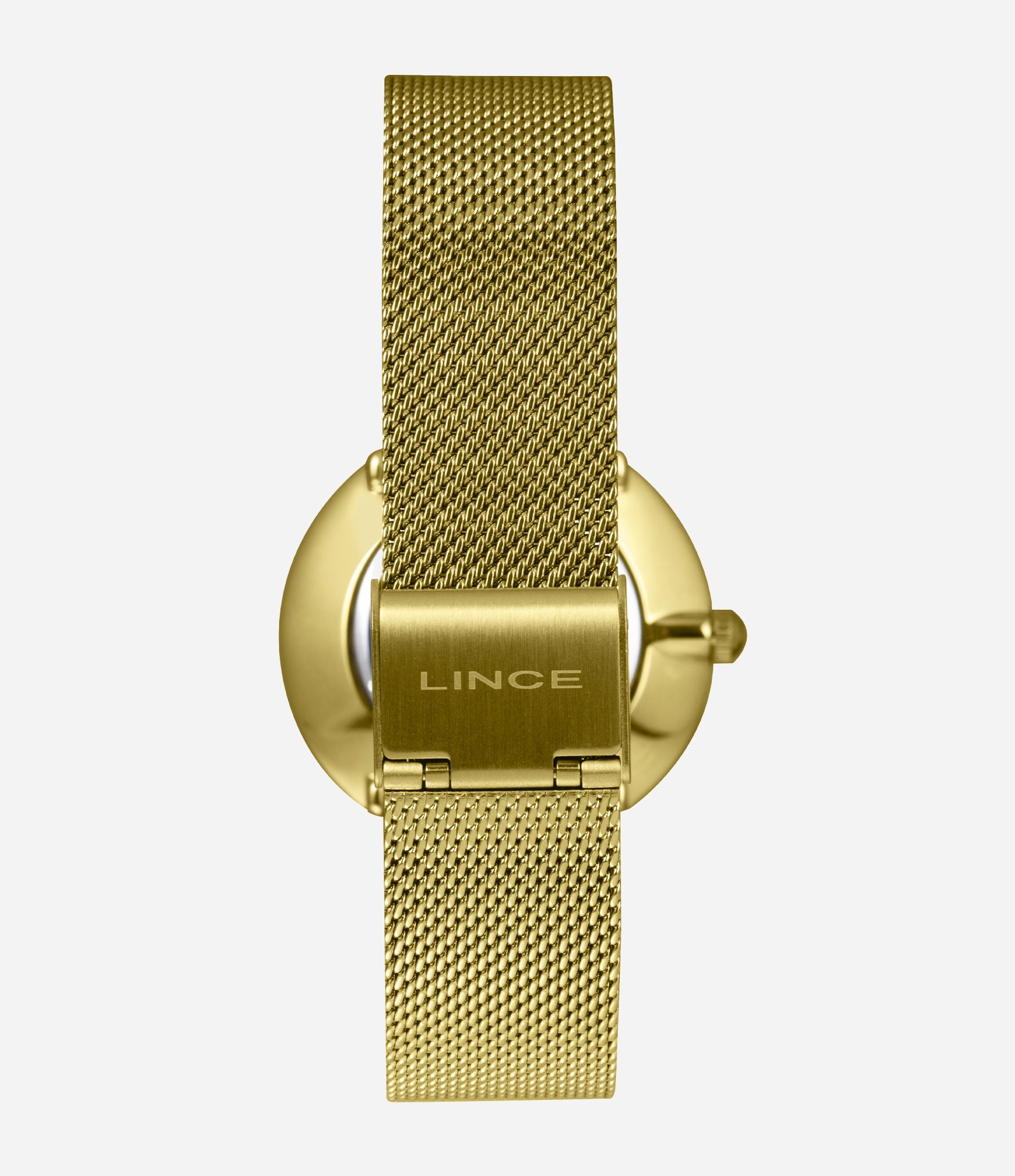 Kit Relógio Lince Feminino Analógico  Dourado 3