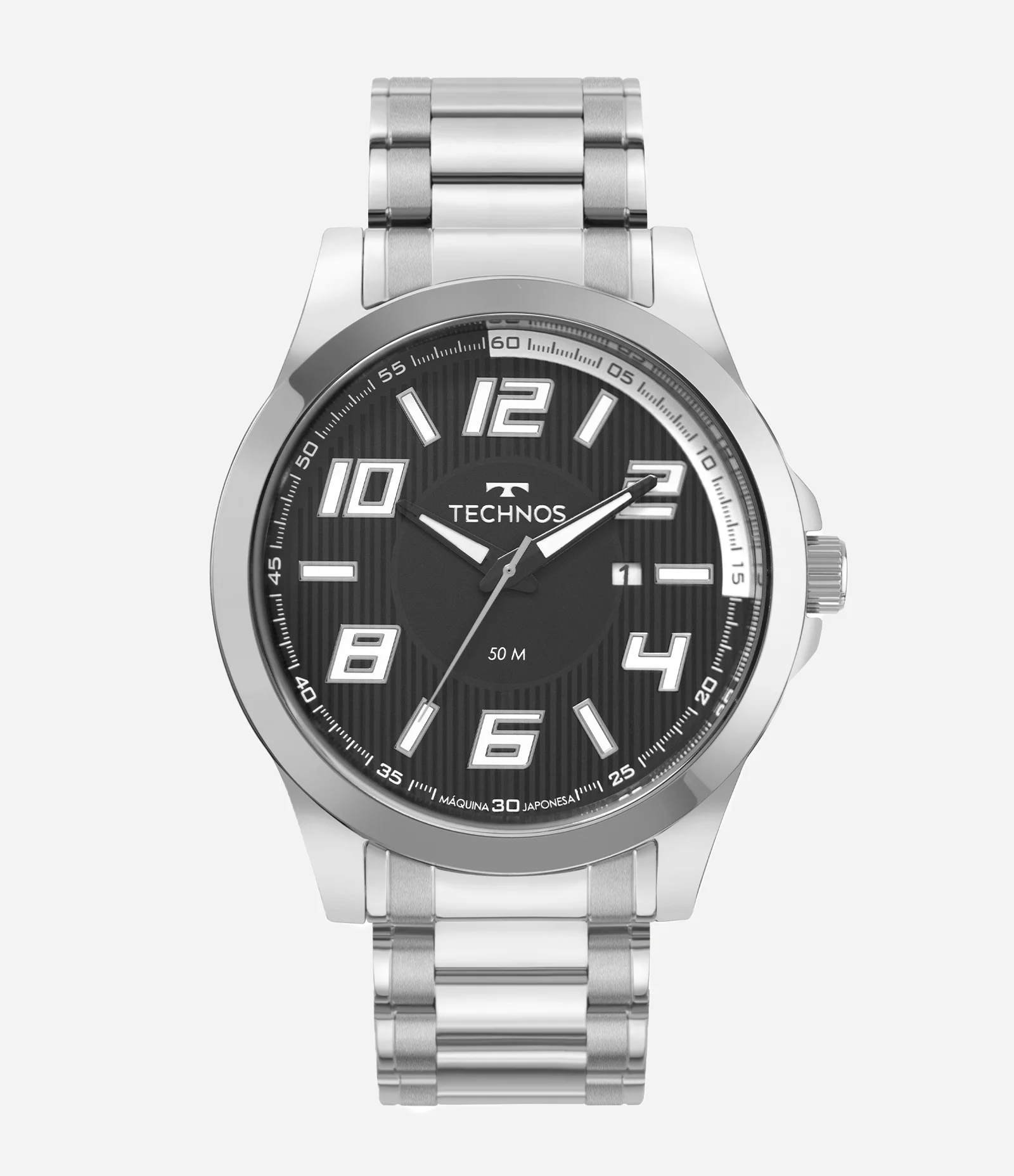 Relógio Technos Masculino Analógico Prata 1