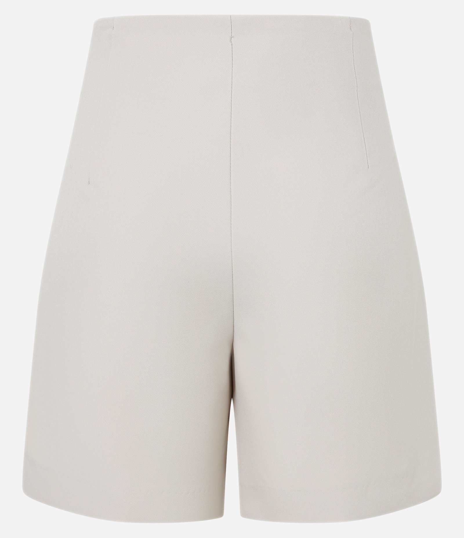 Short Alfaiatado Cintura Alta com Pences e Bolsos Off White 6