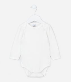 Body Infantil com Picueta e Lacinho na Gola - Tam  0 a 18 meses