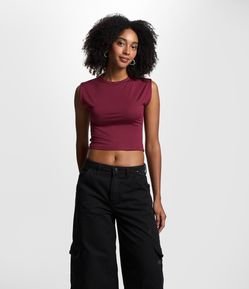 Blusa em Algodão com Detalhe Torcido nas Costas