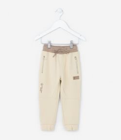 Calça Infantil com Bolsos e Estampa Jurassic World - Tam 1 a 5 Anos