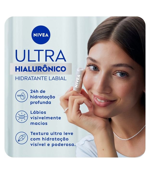 Hidratante Labial Ultra Hialurônico Nivea