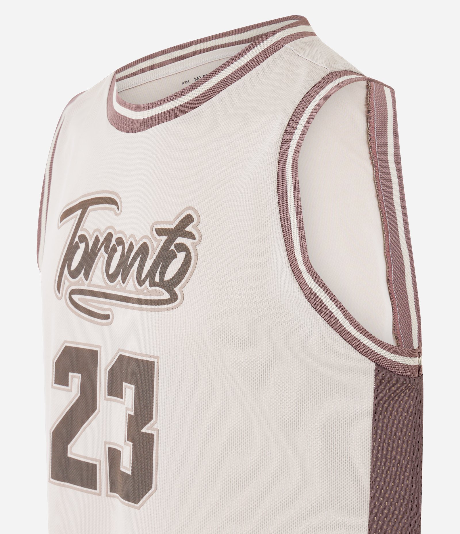 Regata Esportiva de Basquete com Estampa Toronto Bege 8