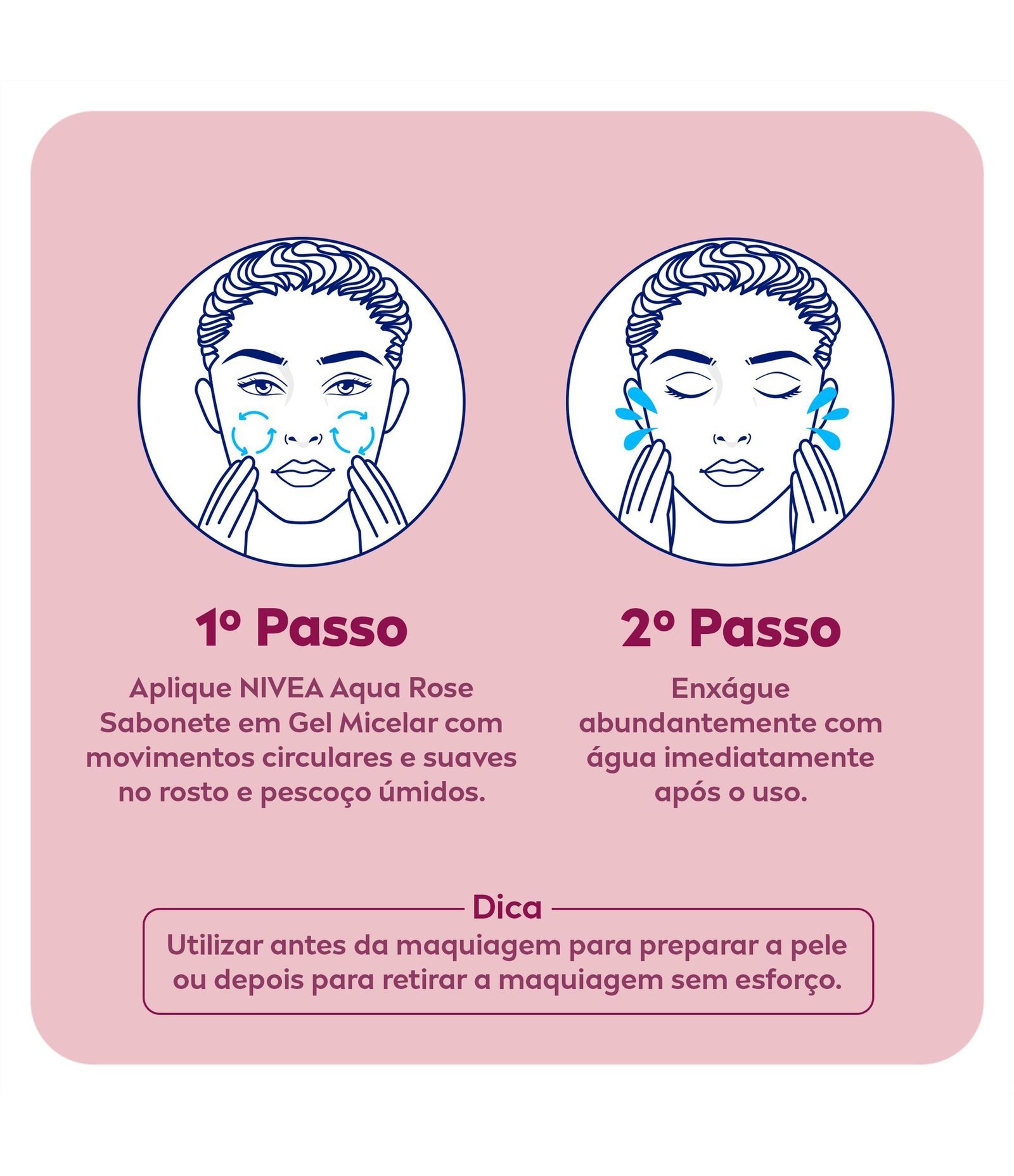 Sabonete Facial em Gel Aqua Rose Nivea 150ml 6