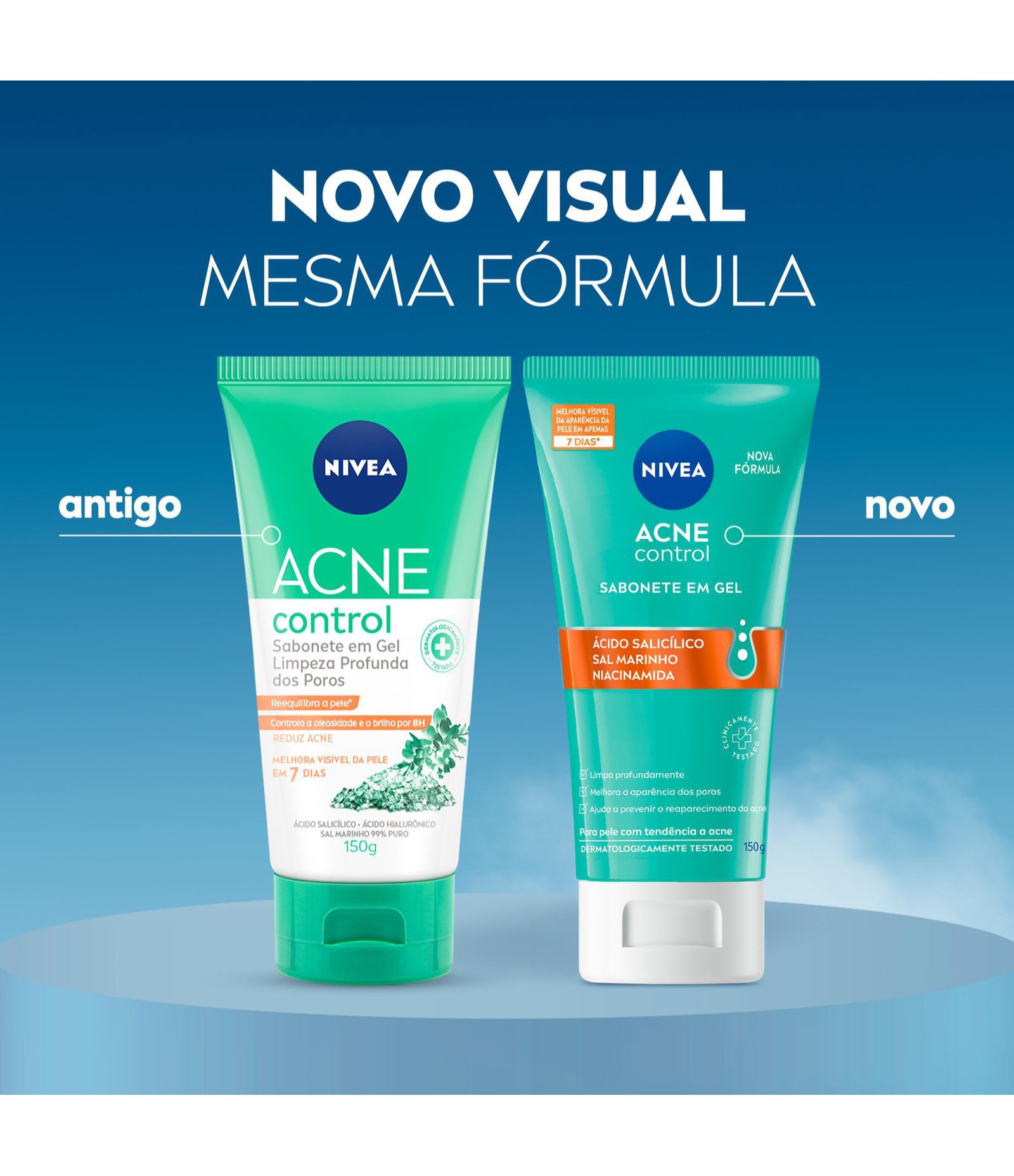 Sabonete Facial em Gel Acne Control Nivea 150ml 7