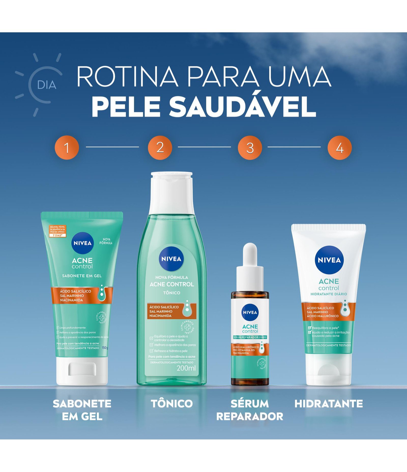 Sabonete Facial em Gel Acne Control Nivea 150ml 8