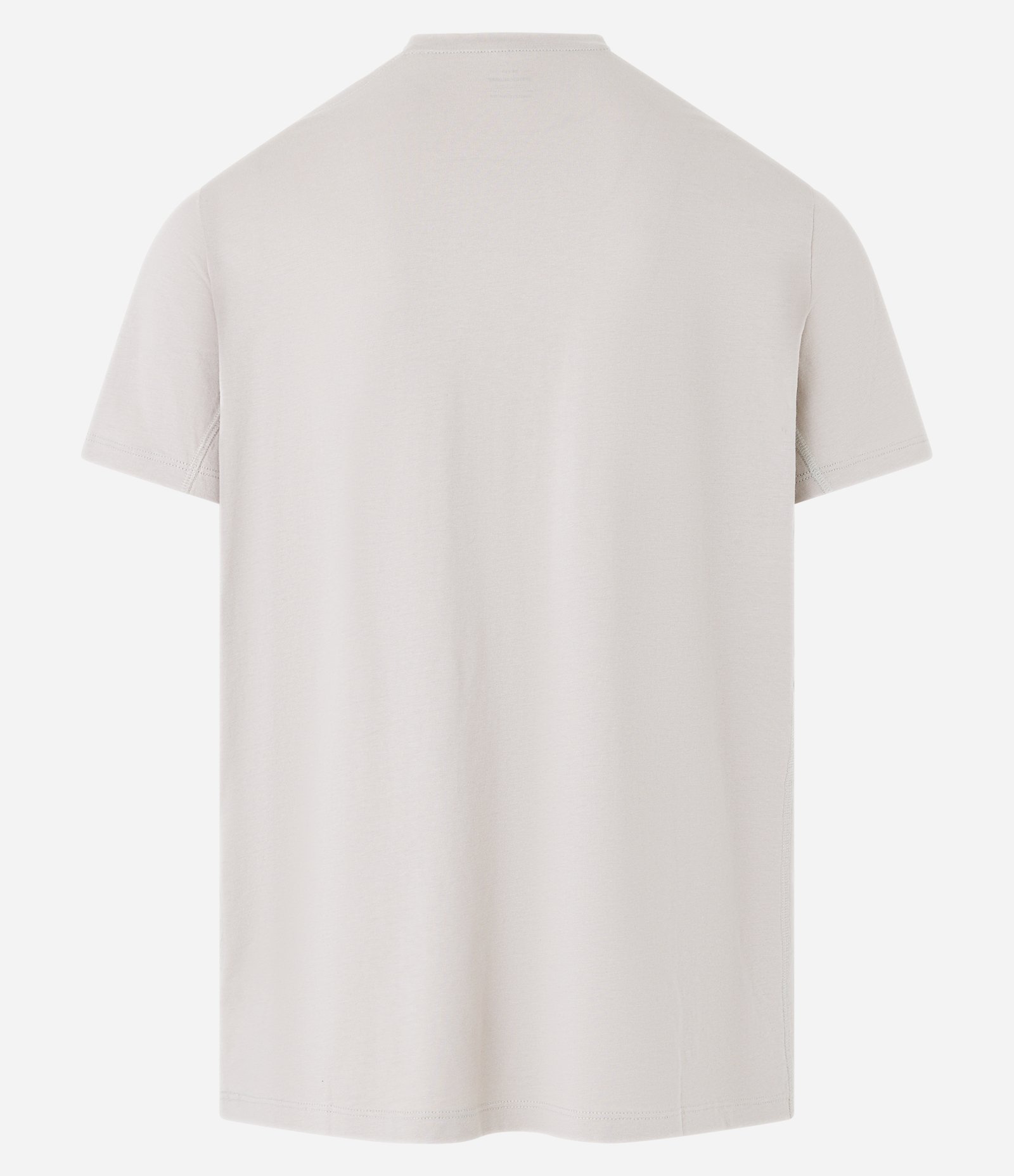 Camiseta Esportiva em Algodão Peruano e Manga Curta Bege 6