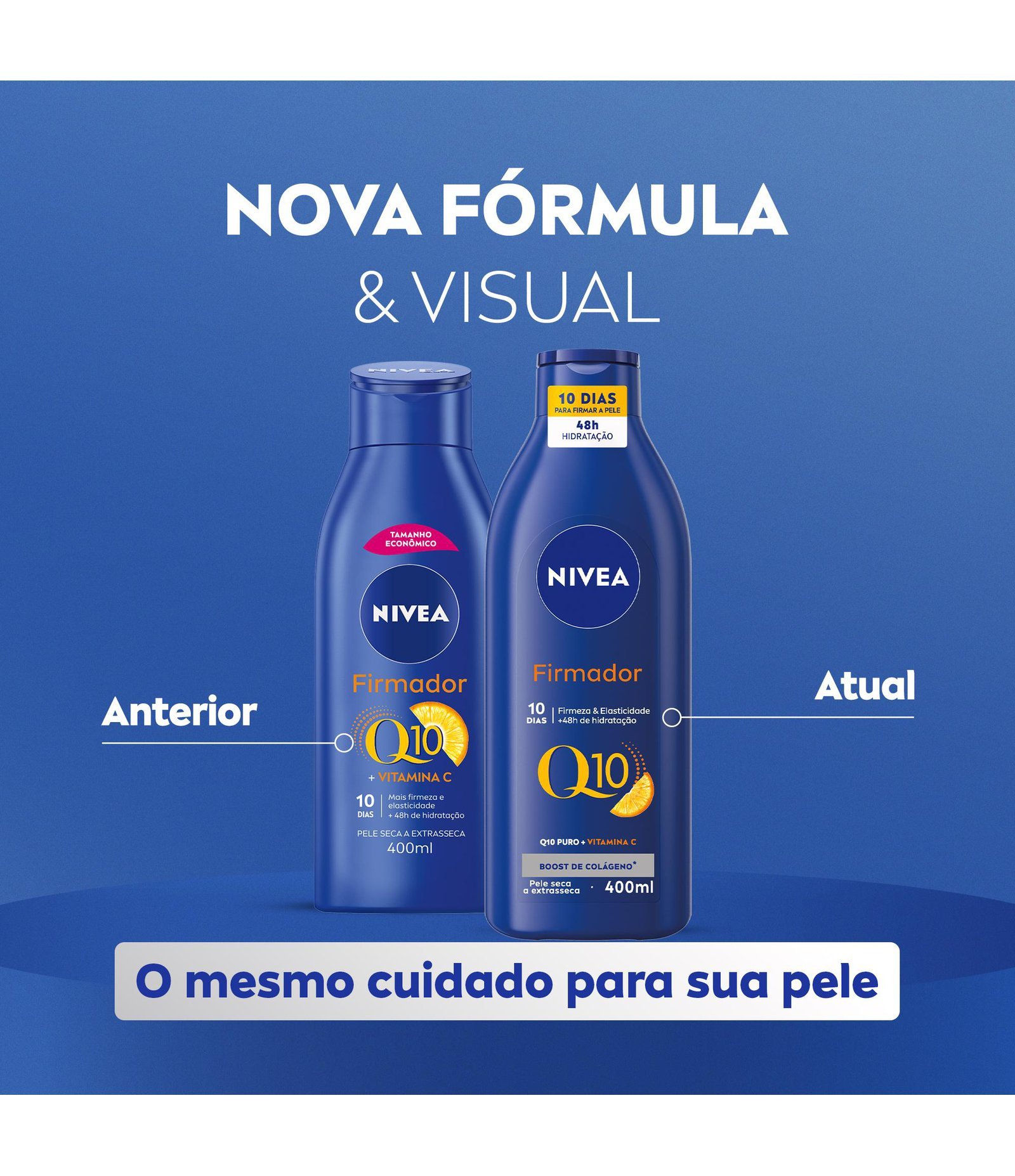 Loção Hidratante Corporal Firmador Q10 + Vitamina C Pele Seca Nivea 400ml 5