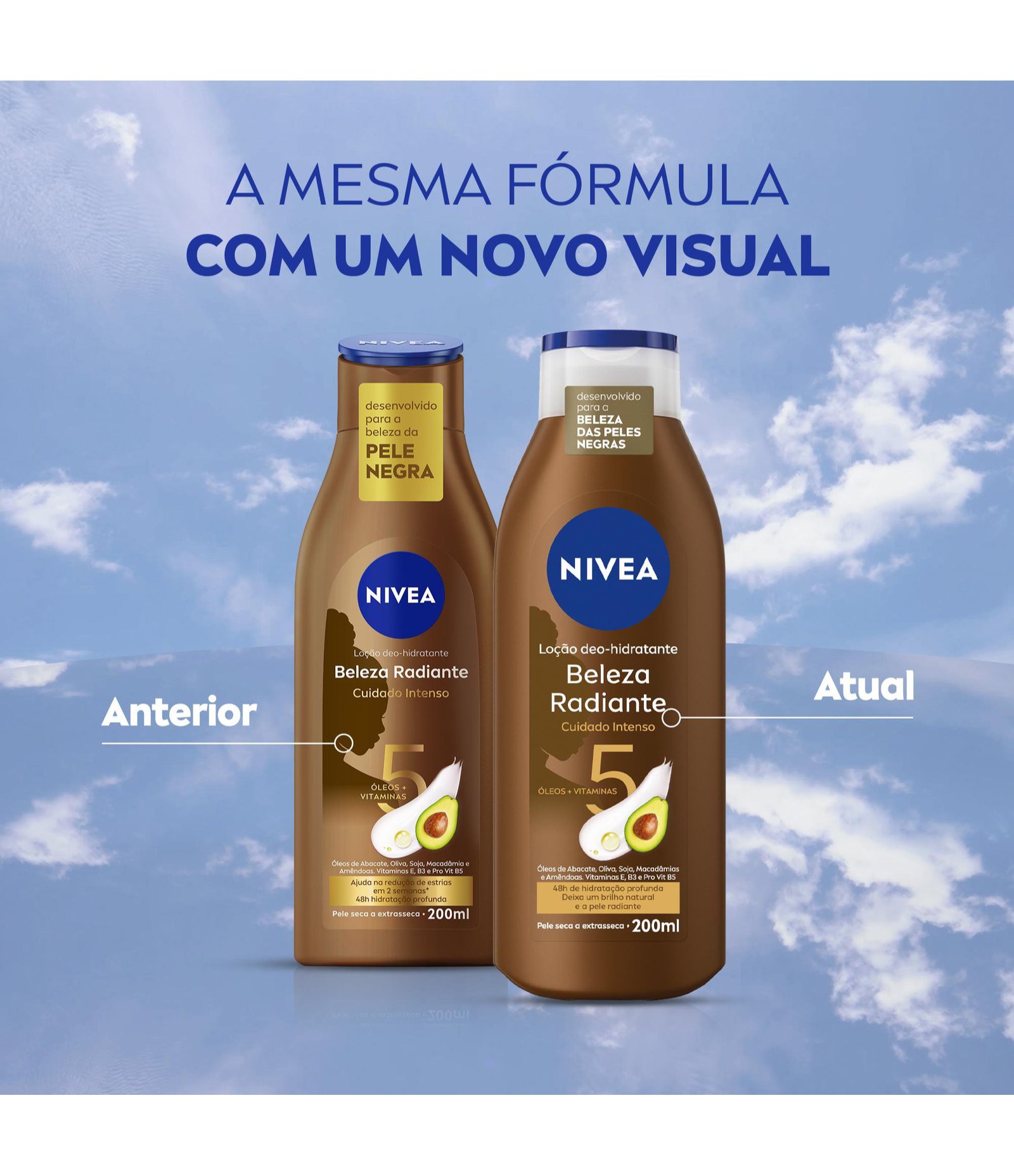 Hidratante Desodorante Corporal Beleza Radiante Cuidado Intenso Nivea 200ml 4