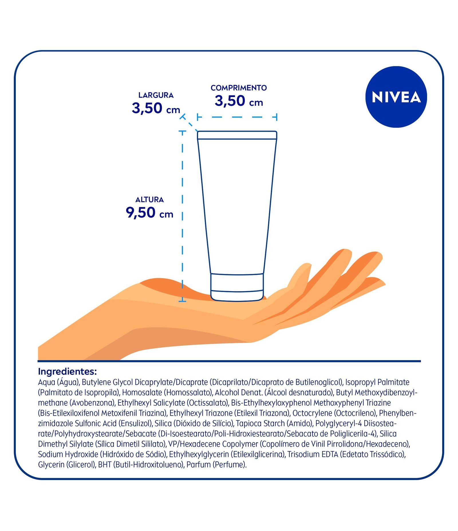 Protetor Solar Facial Toque Seco Antissinais FPS70 Nivea Sun 40ml 7