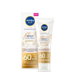 Protetor Solar Facial Fluido Spot Control Luminous 630 FPS 60 Nivea Sun