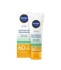 Protetor Solar UV Face Controle de Oleosidade FPS60 Nivea Sun