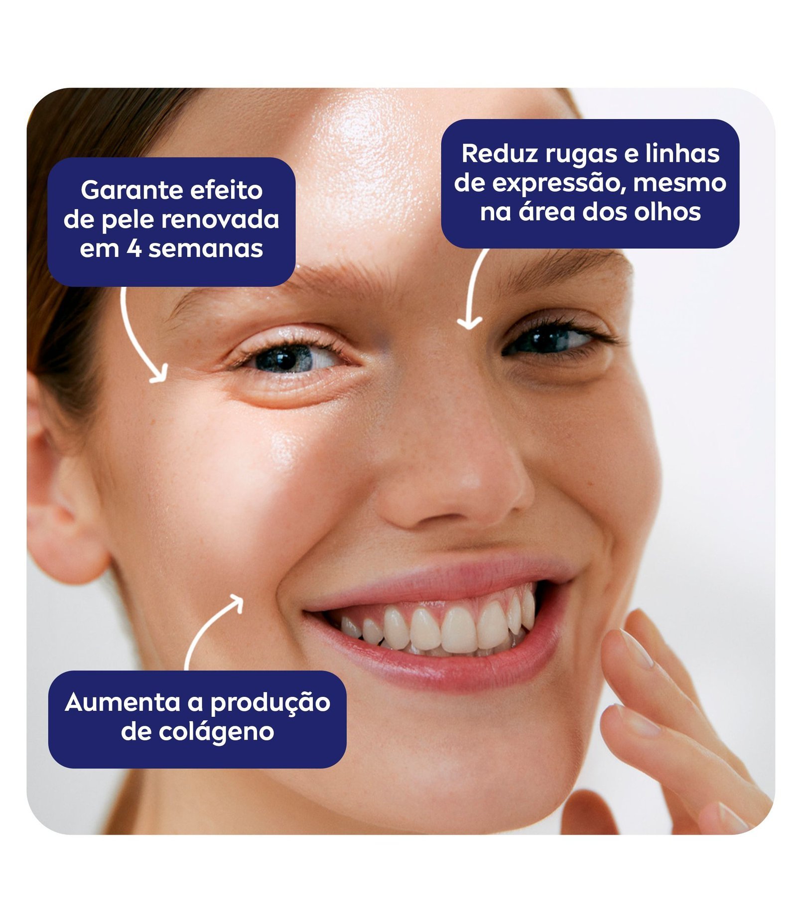 Protetor Solar Facial Tripla Proteção Loção Antissinais FPS 50 Nivea Sun 40ml 4