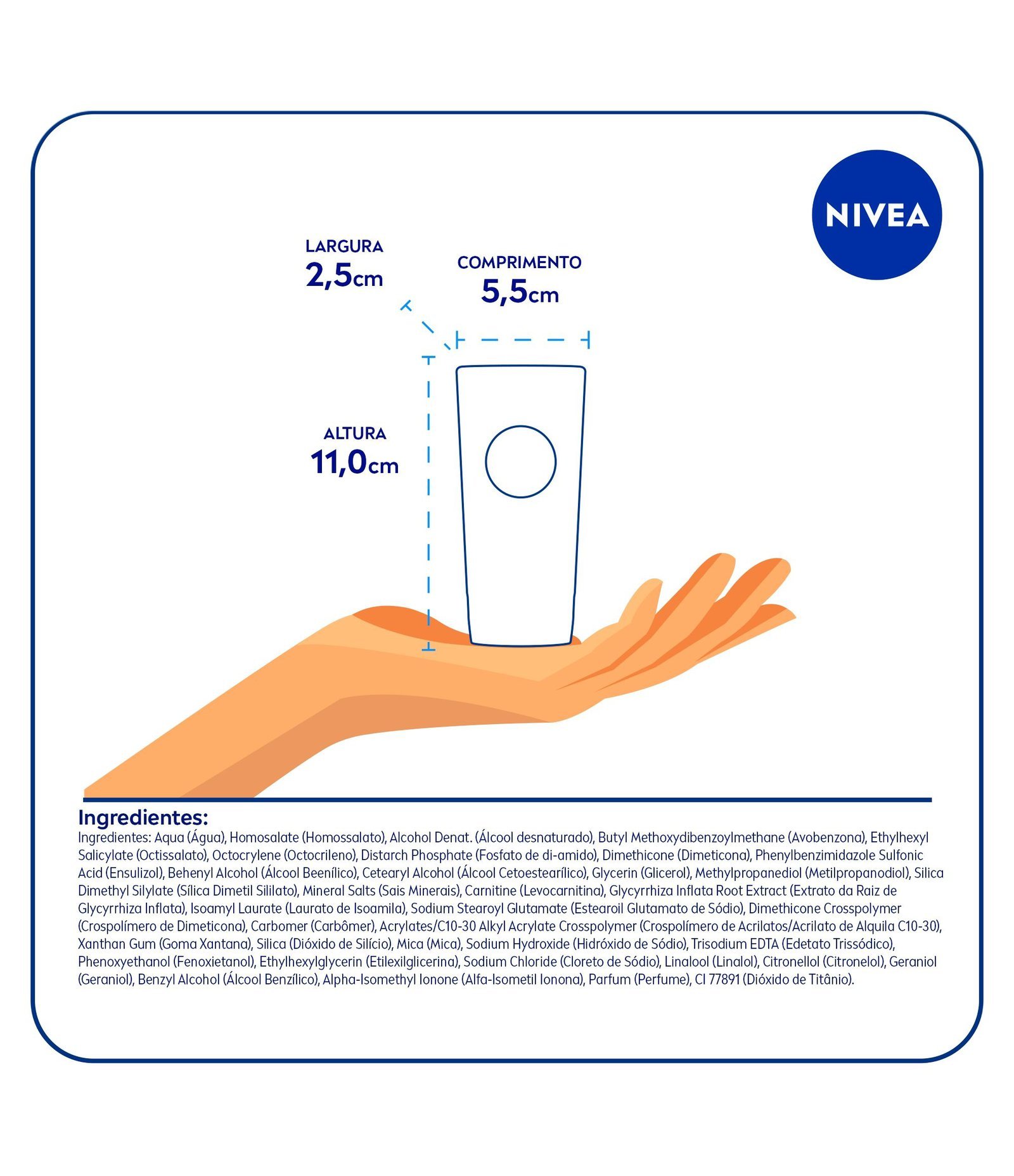 Protetor Solar Facial Tripla Proteção Loção Antissinais FPS 50 Nivea Sun 40ml 6