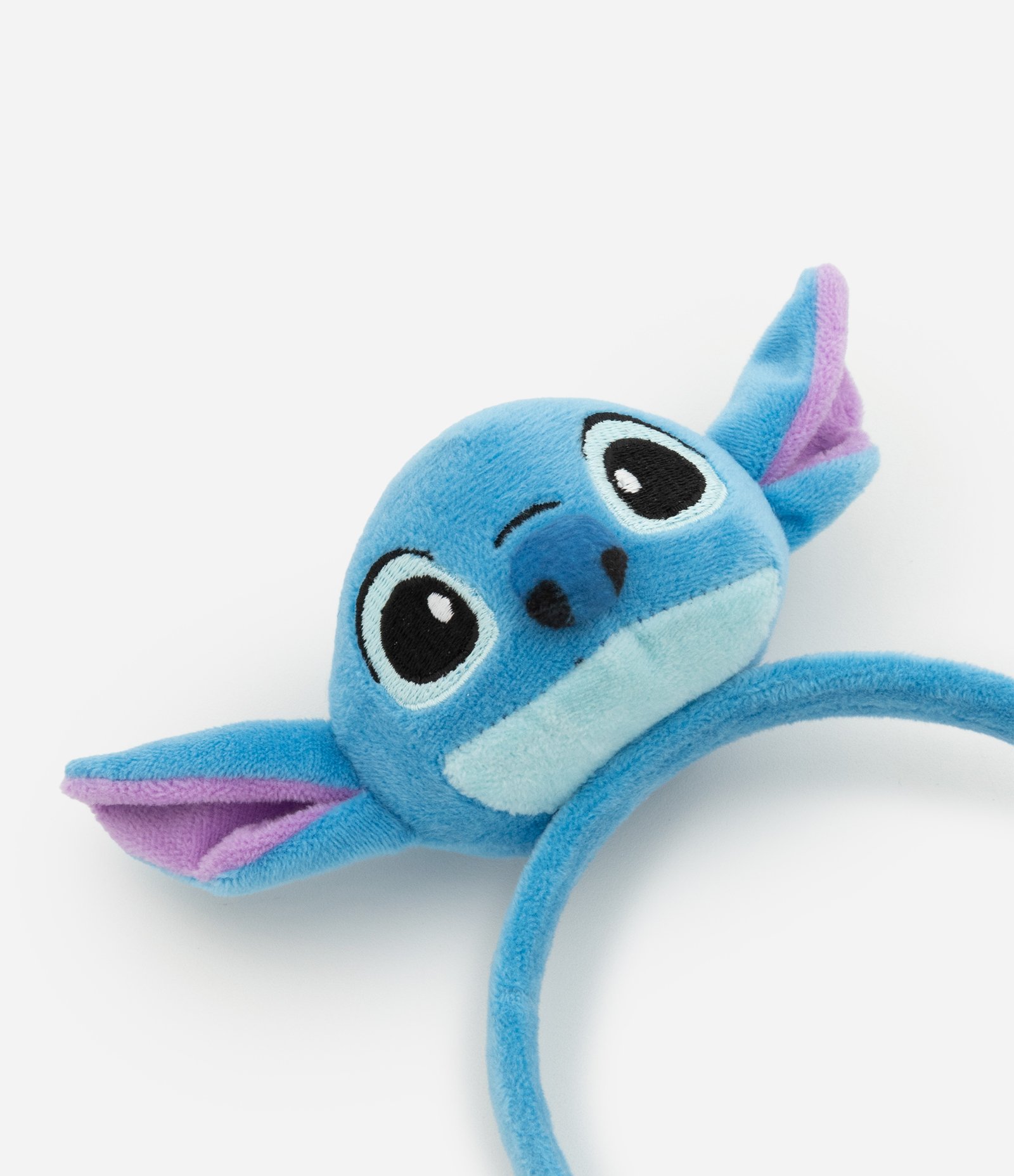 Tiara Infantil de Stitch em Pelúcia Azul 3