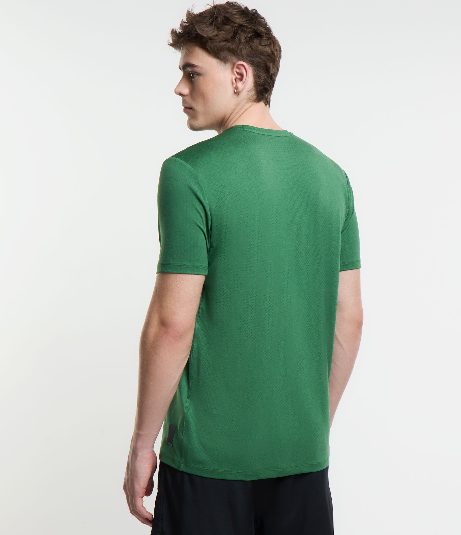 Camiseta Regular Esportiva com Estampa Lettering Verde 3