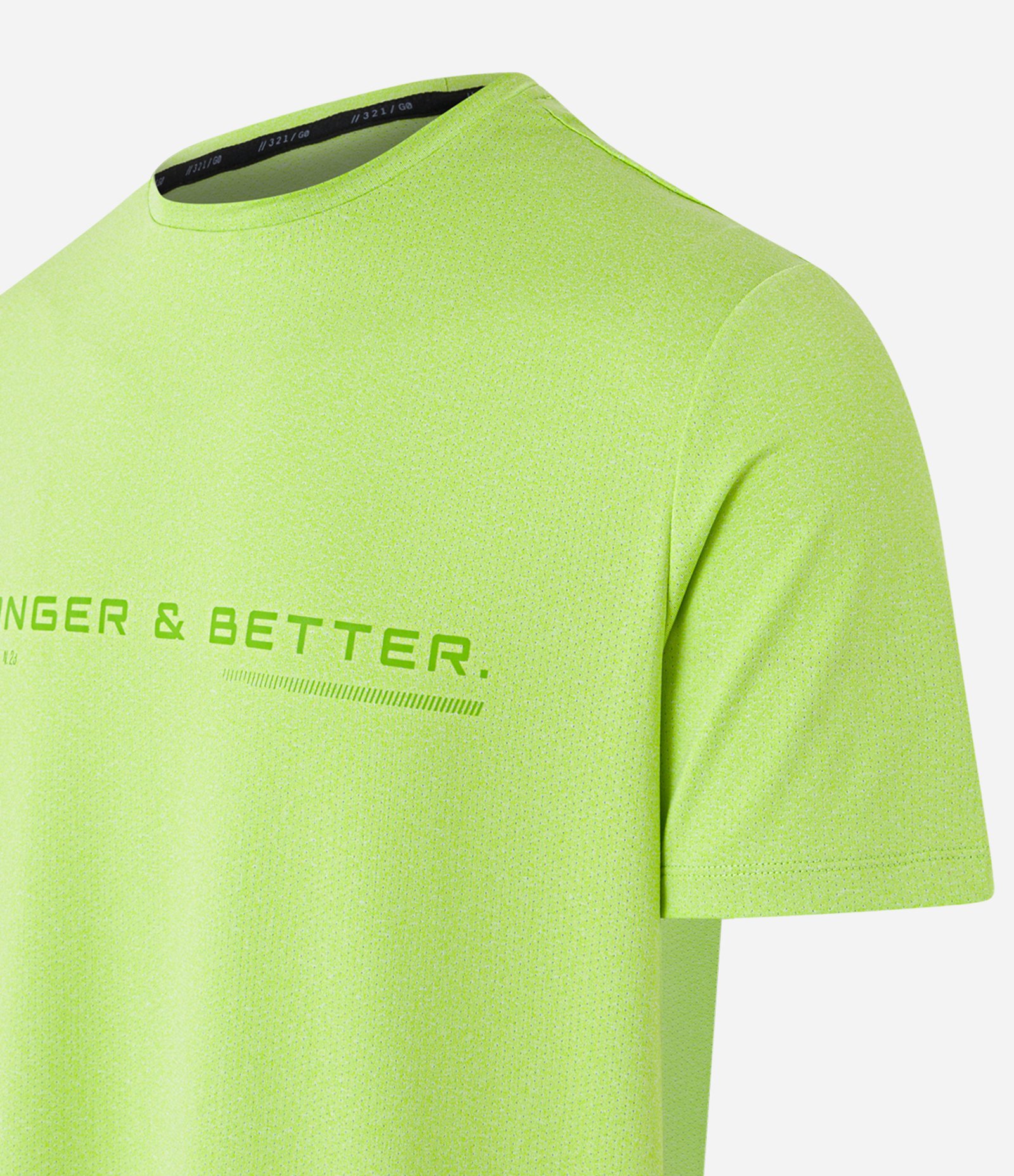 Camiseta Regular Esportiva com Estampa Lettering Verde Claro 6