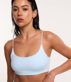 Top Esportivo em Poliamida com Alças Finas